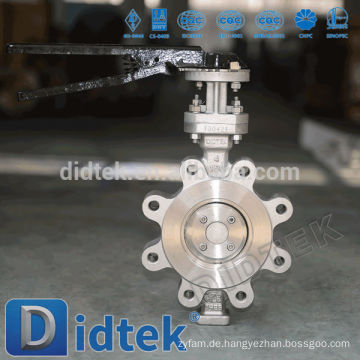 Didtek Triple Offset Low Torque Lug Typ Drosselklappe